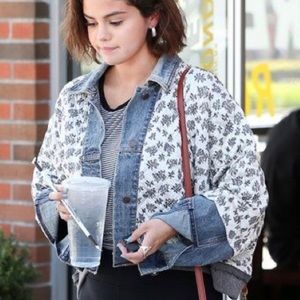 Free People Ditsy Denim Jacket